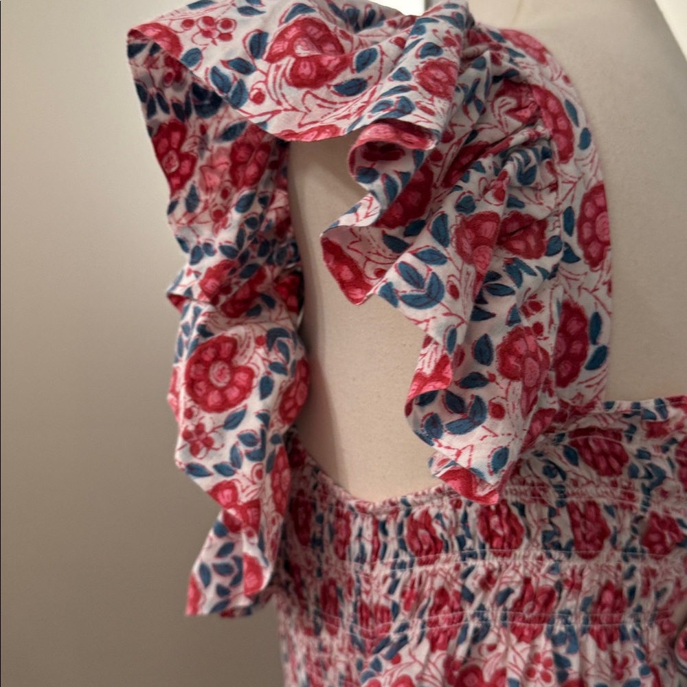 Anna Cate Floral Ruffle Smocked Maxi Dress. M. EUC - Picture 9 of 15
